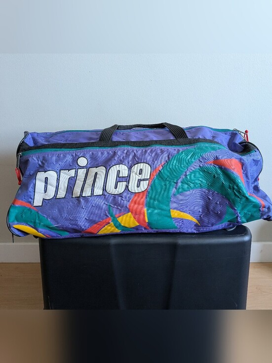Prince Other - Vintage Prince Tennis Duffel Bag Purple Retro Gym Travel Sports Bag 80s 90s